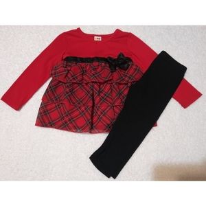 Two-piece girls Christmas Outfit 🎄💕